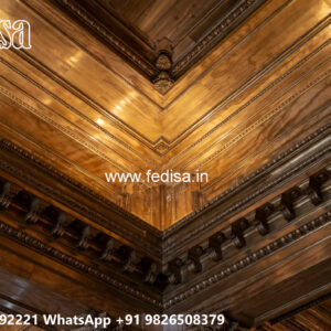 Wooden Classic Ceiling Design Fall Ceiling Jali No-6255