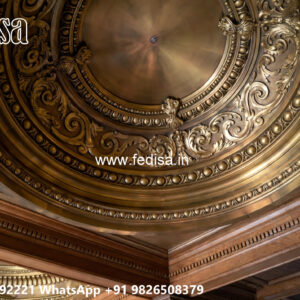 Wooden Classic Ceiling Design Pop Single Design No-6265