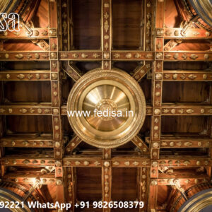 Wooden Classic Ceiling Design Pop Ka Design Minus Plus Ka No-6275