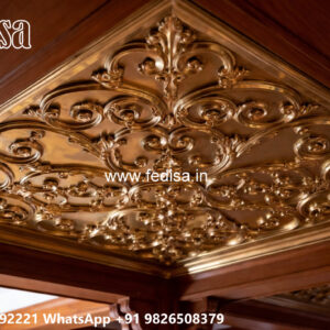 Wooden Classic Ceiling Design Pop Plus Minus Design Price No-6293