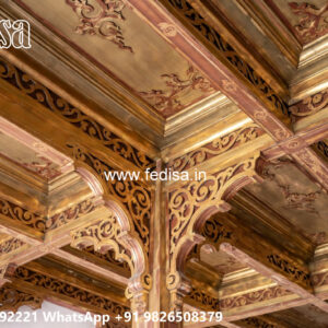 Wooden Classic Ceiling Design Passage Design Pop No-6306