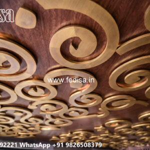 Wooden Classic Ceiling Design Pop Design Room 2026 No-6310