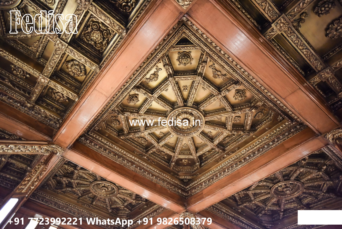 Wooden Classic Ceiling Design Star Design False Ceiling No-6317