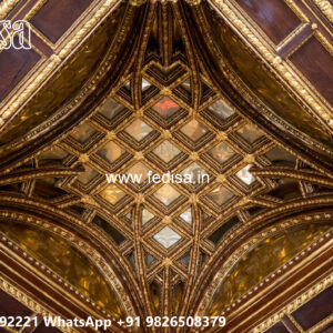 Wooden Classic Ceiling Design Chhat Ka Color Design No-6319