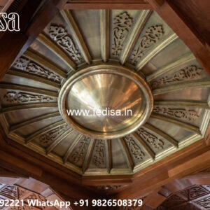 Wooden Classic Ceiling Design Pop For Roof Design No-6330