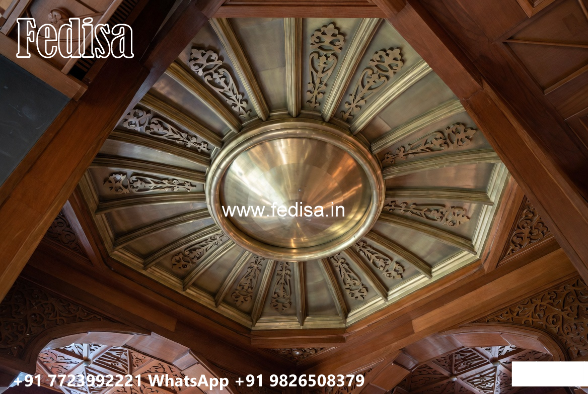 Wooden Classic Ceiling Design Pop For Roof Design No-6330