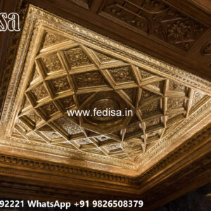 Wooden Classic Ceiling Design Chhath Ki Pop Ki Design No-6331