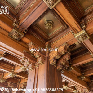 Wooden Classic Ceiling Design Pop Cross Design No-6358