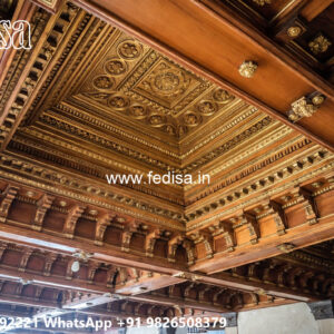 Wooden Classic Ceiling Design Pop Design Box No-6361