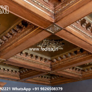 Wooden Classic Ceiling Design Pop Design Jali No-6362