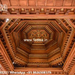 Wooden Classic Ceiling Design Pop Lcd Wall Design No-6374