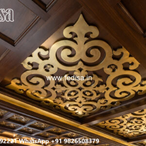 Wooden Classic Ceiling Design Pop Design 2026 Hall No-6392