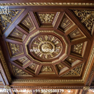 Wooden Classic Ceiling Design Fall Pop Design No-6399