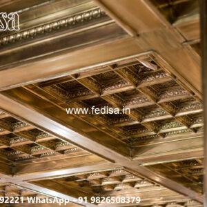 Wooden Classic Ceiling Design Pop Best Design 2026 No-6418