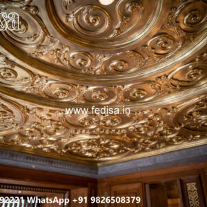 Wooden Classic Ceiling Design Fall Ceiling Design Lobby No-6421