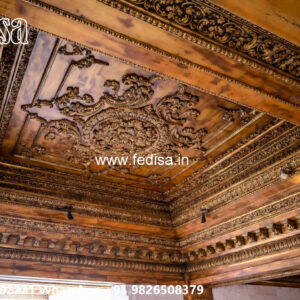 Wooden Classic Ceiling Design Ceiling Pop Design For Room No-6426