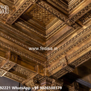 Wooden Classic Ceiling Design Pop Ceiling Design Without False Ceiling No-6432