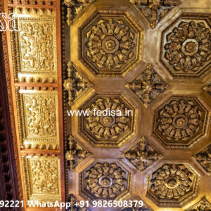 Wooden Classic Ceiling Design Down Ceiling Design Price No-6446