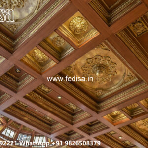 Wooden Classic Ceiling Design Readymade Pop Cornice No-6451