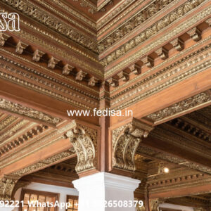 Wooden Classic Ceiling Design Chhajje Ka Design Pop No-6453