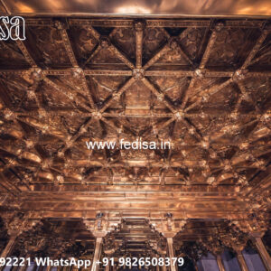 Wooden Classic Ceiling Design Pop Hard Design No-6470