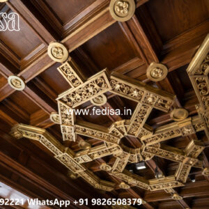 Wooden Classic Ceiling Design Pvc Ceiling Design No-6488