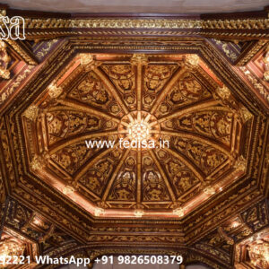 Wooden Classic Ceiling Design Simple Pop Design For Hall 2026 No-6494