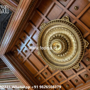 Wooden Classic Ceiling Design False Ceiling Design For Hall No-6498