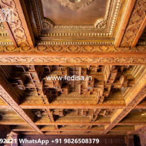 Wooden Classic Ceiling Design Pop Design For Room No-6499