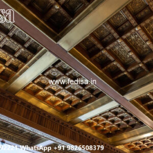 Wooden Classic Ceiling Design Ceiling Design For Living Room No-6510