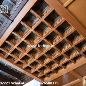 Wooden Classic Ceiling Design Pvc False Ceiling Design No-6529