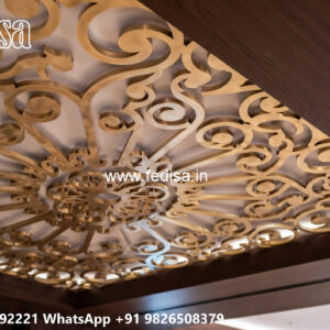 Wooden Classic Ceiling Design Bedroom False Ceiling No-6547