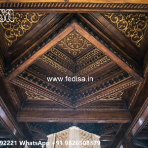 Wooden Classic Ceiling Design Four Ceiling Design No-6553