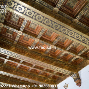 Wooden Classic Ceiling Design Pop Light Design No-6564