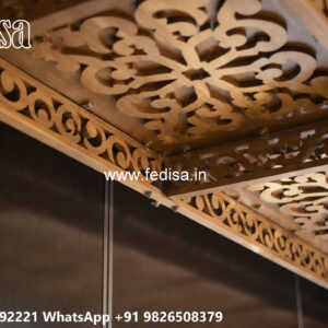 Wooden Classic Ceiling Design False Ceiling Ideas No-6571