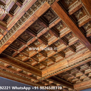 Wooden Classic Ceiling Design Drawing Room Ceiling Design No-6582
