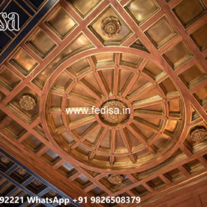 Wooden Classic Ceiling Design Pop Fall Ceiling Design No-6589