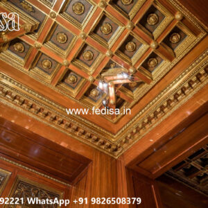 Wooden Classic Ceiling Design Pvc Panel Ceiling Design No-6598