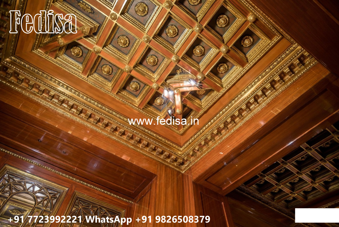Wooden Classic Ceiling Design Pvc Panel Ceiling Design No-6598