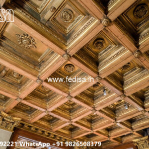 Wooden Classic Ceiling Design Pvc Panel Ceiling Design For Bedroom No-6616
