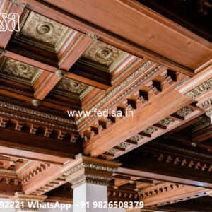 Wooden Classic Ceiling Design Pop Design Plus Minus 2026 No-6617