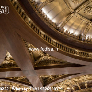Wooden Classic Ceiling Design False Ceiling Design 2026 No-6632