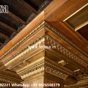 Wooden Classic Ceiling Design Balcony Ceiling Design No-6645