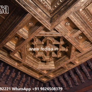 Wooden Classic Ceiling Design New Ceiling Design 2026 Bedroom No-6668