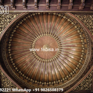 Wooden Classic Ceiling Design False Ceiling For Living Room No-6679
