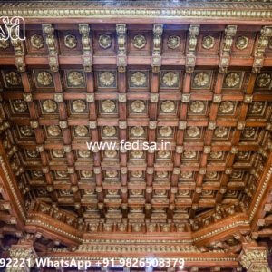 Wooden Classic Ceiling Design Fiber Ceiling Design No-6685