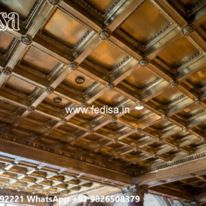 Wooden Classic Ceiling Design Folsiling New Design No-6691
