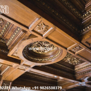 Wooden Classic Ceiling Design Small Bedroom Ceiling Design 2026 No-6703