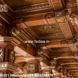 Wooden Classic Ceiling Design Ceiling Wallpaper Ideas No-6712