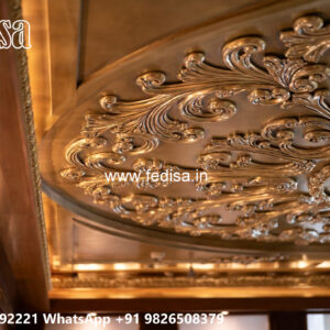 Wooden Classic Ceiling Design Pop Designing No-6724